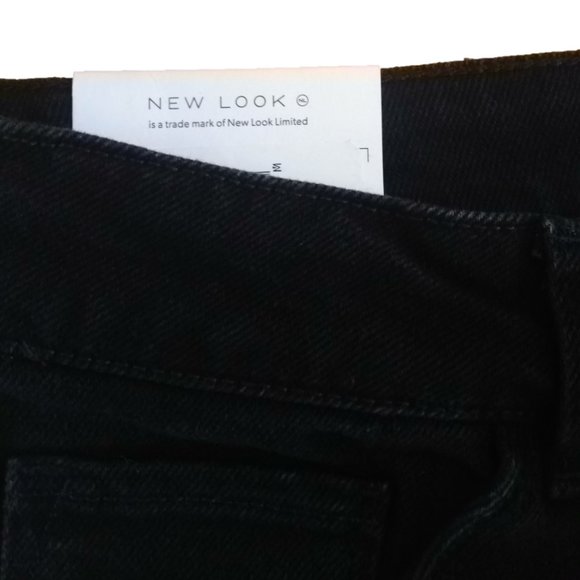 NEW LOOK LIFT & SHAPE HIGH WAIST MOM JEANS, BLACK - Picture 6 of 7
